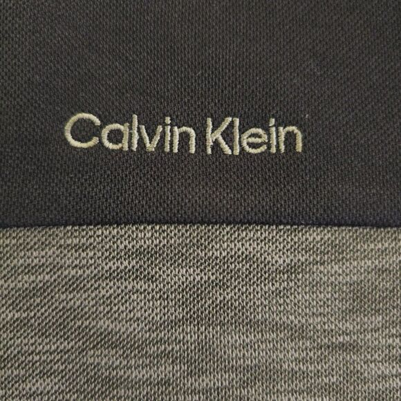 Calvin Klein Colorblock  T Shirt Size Small Black Grey - Picture 3 of 8
